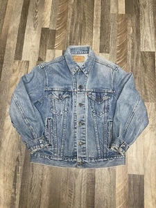 Vintage 80S Levi’s 70606-0214 Jean Jacket Made In USA 40R Small/Medium - Picture 1 of 10