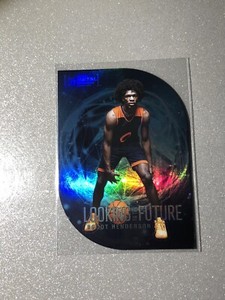 2022 Scoot Henderson Skybox Metal Universe Champions Looking To The Future SP