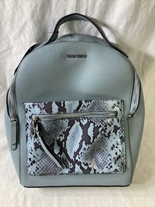 NINE WEST Snakeskin Backpack Purse Bag Adjustable Straps w Tags - Picture 1 of 9