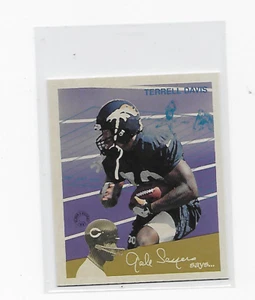 TERRELL DAVIS 1997 FLEER 2 GALE SAYERS SAYS #30 GRIDIRON GREATS RARE BRONCOS - Picture 1 of 2