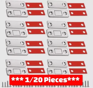 2-20 Pcs Very Strong Magnetic Catch Latch Ultra Thin For Door Cabinet Cupboard - Picture 1 of 17