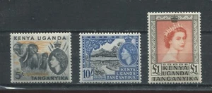 Kenya, Uganda, and Tanganyika QEII 5/ to £1 unmounted mint NH - Picture 1 of 1