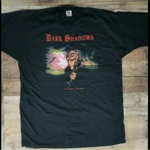 Vintage 90s DARK SHADOWS Horror Movies Johny Deep Single Stitch Tshirt Size XL - Picture 1 of 3
