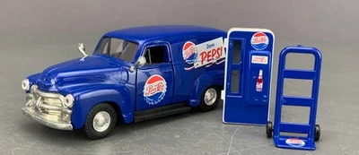 1:43 Die-Cast Road Champs Pepsi Cola 1954 Chevy Panel Van D1373 Foto 1 de 4