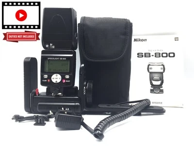[MINT] Nikon Speedlight SB-800 Shoe Mount Flash + SK-6 Power Bracket From JAPAN - Image 1 of 4