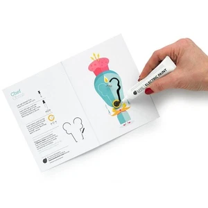 Bare Conductive Flashing Card Set Celebration Circuit Electric Paint LEDS - Picture 1 of 6