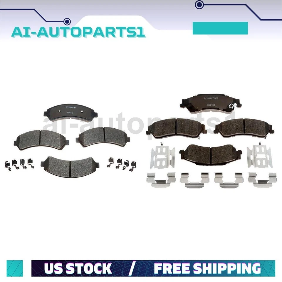 Kit pastillas freno delantero trasero Chevrolet S10 1998 1999 2000 2001 2002 2003 2004 Foto 1 de 4