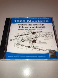 Professional Restoration Series: 1969 Ford Mustang Part & Body (CD-ROM, VTG) - Afbeelding 1 van 5