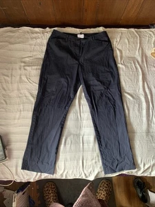 JONES NEE YORK Signature Size 14 Navy Blue Stretch Chino Pants POCKETS - Picture 1 of 19