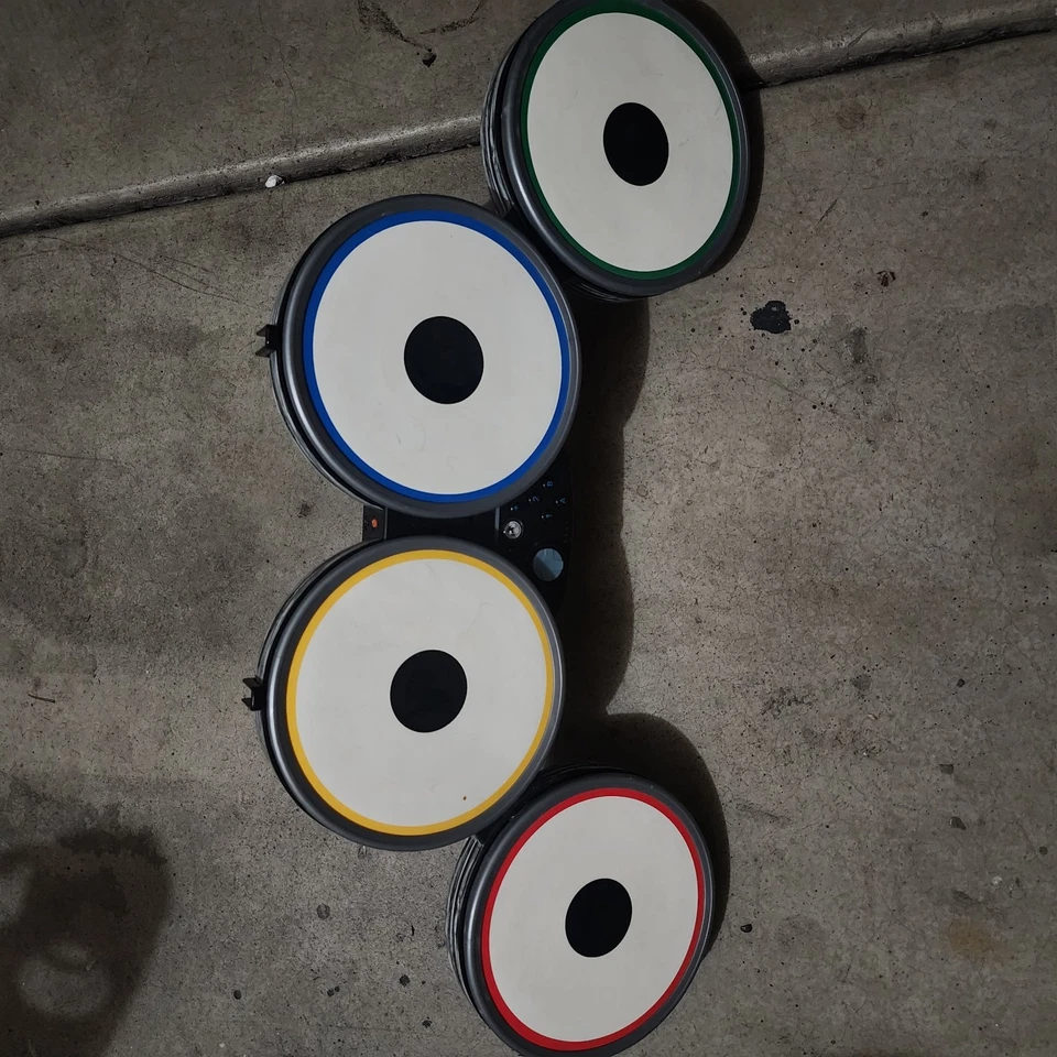 Rock Band Harmonix Wii Nintendo Drum Set Model #NWDMS2 - Drum Pads Only No Legs - Image 1 of 4