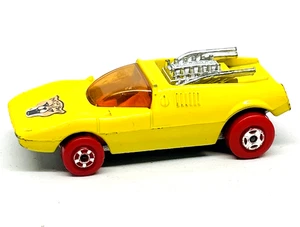 Matchbox Lesney Superfast 1 Mod Rod en amarillo, ruedas rojas, etiqueta puma, ¡como nuevo! - Imagen 1 de 4