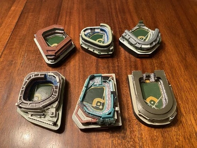 Lot Of 6 Vintage MLB Historic Stadium Replicas; Polo Grounds/ Ebbets Field… - Image 1 of 4