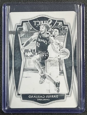 DARIUS GARLAND 2020-21 PANINI SELECT #161 PRINTING PLATE BLACK PREMIER 1/1 - Image 1 of 2