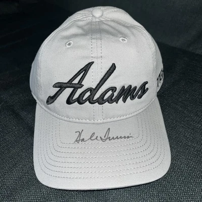 Gorra de Golf Adams Firmada por Hale Irwin Nueva Ajustable Talla Mediana-Grande Foto 1 de 4