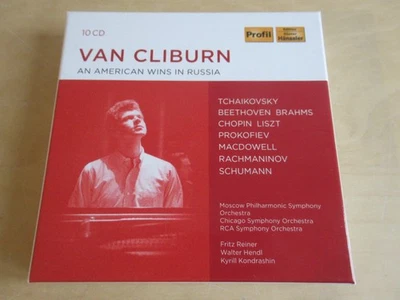 Van Cliburn-An American Wins in Russia-Chopin, Liszt, Macdowell u.a.-10er CD Box - Bild 1 von 4