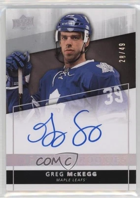 2014-15 Upper Deck Premier Spectrum Silver /49 Greg McKegg #63 Rookie Auto RC - Image 1 of 2