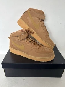 Nike Air Force 1 Mid 07 WB AF1 Flax Wheat DJ9158-200 UK 11.5 EU 47 New Boxed - Picture 1 of 9