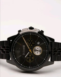 RRP€245 JUST CAVALLI Stainless Steel Chronograph Wristwatch Water-Resistant - Picture 1 of 8