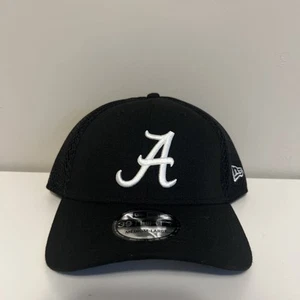 New Era 39THIRTY Alabama Crimson Tide Neo Hat Cap Stretch Fit Black White - Picture 1 of 5