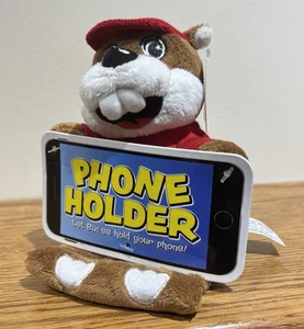 NWT Buc-ees Beaver Plush Phone Holder Let Buc-ee Hold Your Phone! Fun for ALL! - Picture 1 of 6