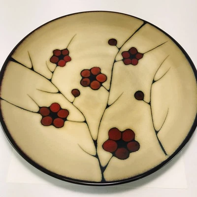 PFALTZGRAFF ASTER DINNER PLATE RED FLOWERS 11 1/8"
