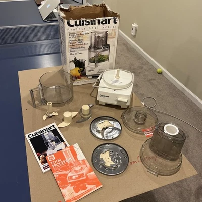Cuisinart DLC-10S White Pro Classic 7-cup Food Processor With Extras / See Video - Image 1 of 4