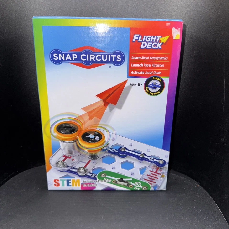 Snap Circuits Flight Deck STEM Kit Launch Planes Toys Gift Kids Children - Image 1 of 1