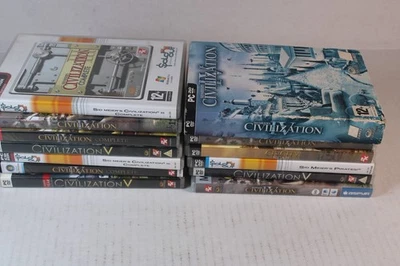 13 games: Various Civilization Personal Computer (PC) games, authentic, nice - Image 1 of 4