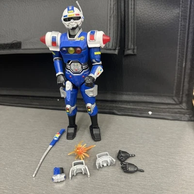 Power Rangers Turbo BLUE SENTURION Deluxe Lightning Collection Figure No Box - Image 1 of 3