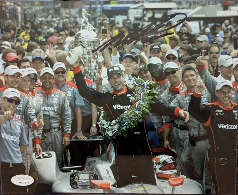 Will Power Signed 8x10 Photo Autographed JSA COA 2018 Indy 500 Winner Foto 1 de 1