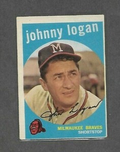 1959 Topps Baseball #225 Johnny Logan VG 0225OG
