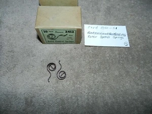 NOS 1950-51 Ford  door latch rotor control spring  Pair 2412 Red - Picture 1 of 6