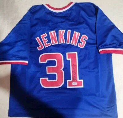 Fergie Jenkins signed Custom Jersey auto autograph certified size XL  - Image 1 of 2