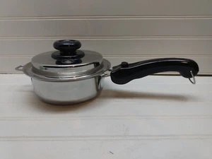 Saladmaster Saucepan 1Qt Versa 304-316 Surgical Stainless Butter Pot & Lid - Picture 1 of 11