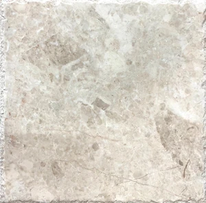 Cappuccino Beige 16x16 Brushed and Chiseled Marble Floor Tile Backsplash - Picture 1 of 5