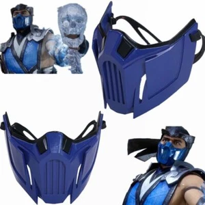Juego Cosplay Disfraz Utilería Mortal Kombat 11 Sub-Zero Media Máscara Facial Resina - Imagen 1 de 5