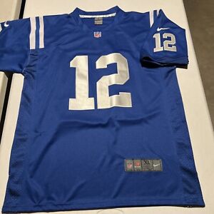 Nike Indianapolis Colts Andrew Luck #12 NFL Jersey On Field  Blue Size Men’s XL