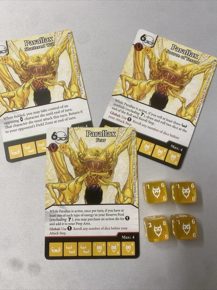 PARALLAX супер редкая CU SR 4 кости войны света набор кости мастеров - Изображение 1 из 1