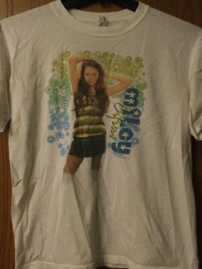 Miley Cyrus - “Best Of Both Worlds” Tour 07-08 - White Shirt - M - Anvil - Picture 1 of 3
