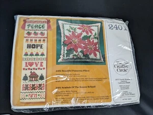 The Creative Circle "Symbols of the Season" Stitch Kit  #2401 Bell Pull - Picture 1 of 7