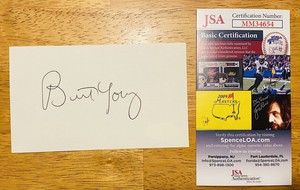 Burt Young Signed Autographed 3x5 Card JSA Certified Rocky