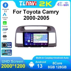 For Toyota Camry 2000-2005 GPS Android CarPlay Car Radio Multimedia Video Player - Picture 1 of 31
