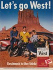 West Zigaretten - Reklame Werbeanzeige Original-Werbung 1985 (2)