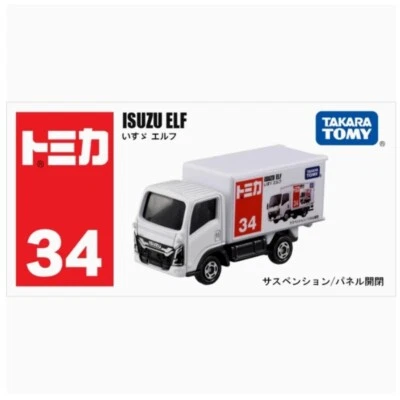 Takara Tomy Tomica 34 ISUZU ELF Diecast Toy Car New in Box 2025 - Image 1 of 4