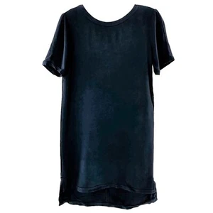 STELLA MCCARTNEY Navy Blue Crepe Short Sleeve Shift Dress Size Small - Picture 1 of 4