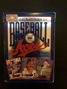 1994 Bicycle Major League Baseball Aces Playing Cards Complete
