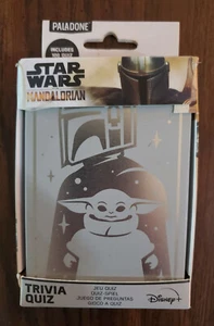 Disney Star Wars The Mandalorian 100 preguntas cuestionario juego de cartas Baby Yoda Grogu - Imagen 1 de 4
