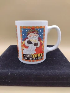 Vtg Mary Engelbreit Coffee/Tea Mug "Are You On This List?" Pre-owned - Picture 1 of 11