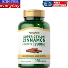 Piping Rock Ceylon Cinnamon Capsules, 2500mg | Vegetarian, Gluten Free 120 Pills