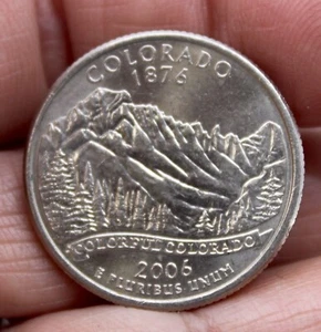 US 2006P Colorado Colorful Colorado State Quarter 0.25 Cents Coin - Picture 1 of 5